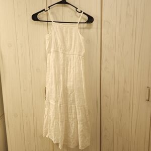 Elegant White Summer Dress